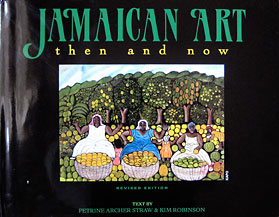 Book title of Jamaican Art then and now