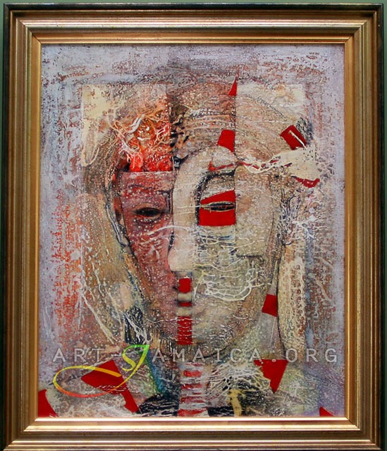  David Boxer
    'Self Portrait' 2005
    Mixed Media on Canvas, 15'x19'