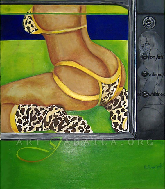 Kristina Rowe
'The Assets'
Acrylics On Canvas, 41 3/4' x 61 1/4''