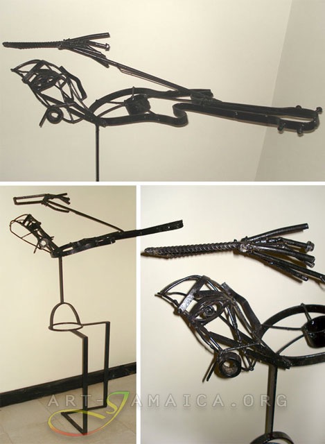Christopher Irons
'Violinist' 2007
Metal Sculpture